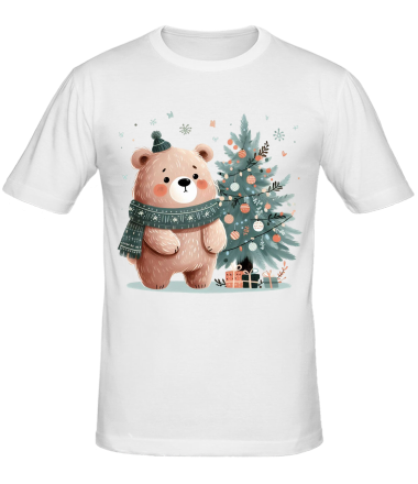 Мужская футболка медвежонок