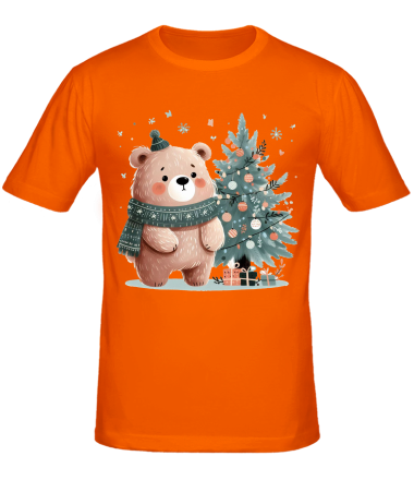 Мужская футболка медвежонок
