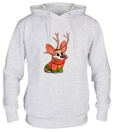 Толстовка худи корги