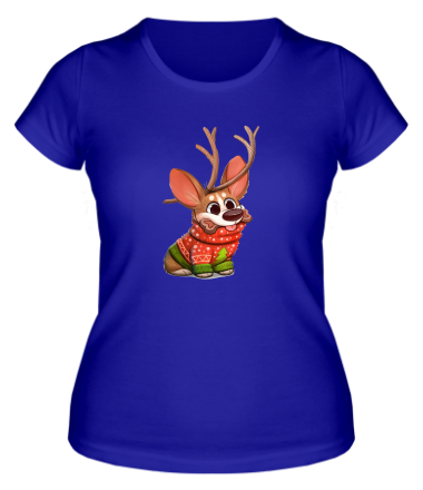 Женская футболка корги