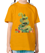 Детская футболка год змеи  фото