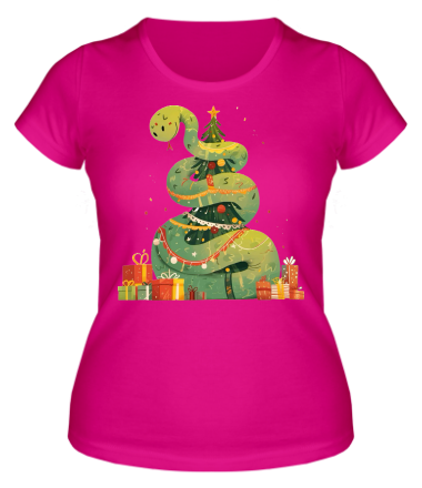 Женская футболка год змеи 