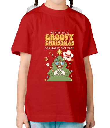 Детская футболка groovy christmas