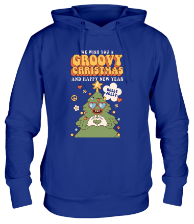 Толстовка худи groovy christmas