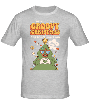 Мужская футболка groovy christmas