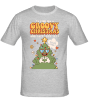 Мужская футболка groovy christmas фото