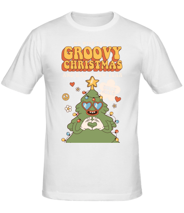 Мужская футболка groovy christmas