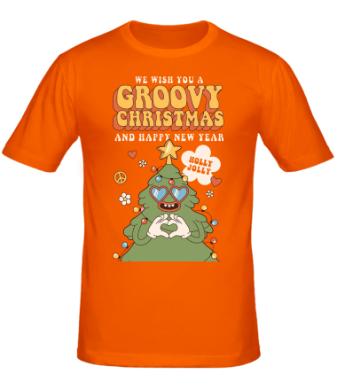 Мужская футболка groovy christmas