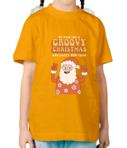 Детская футболка groovy christmas фото