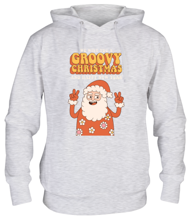 Толстовка худи groovy christmas