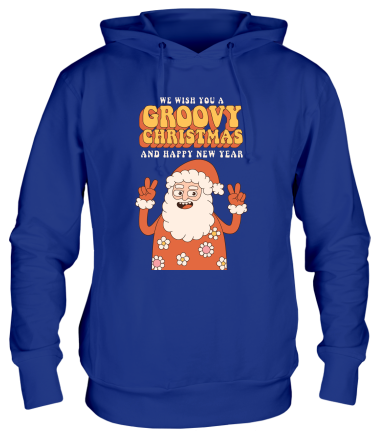 Толстовка худи groovy christmas