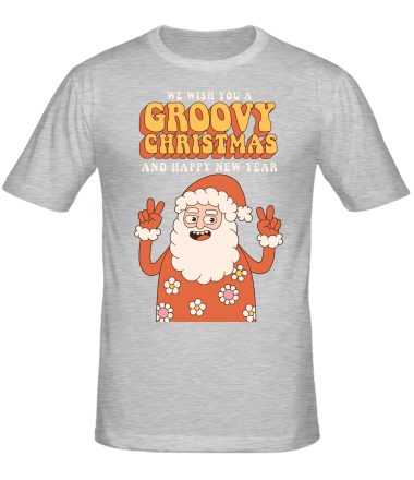 Мужская футболка groovy christmas