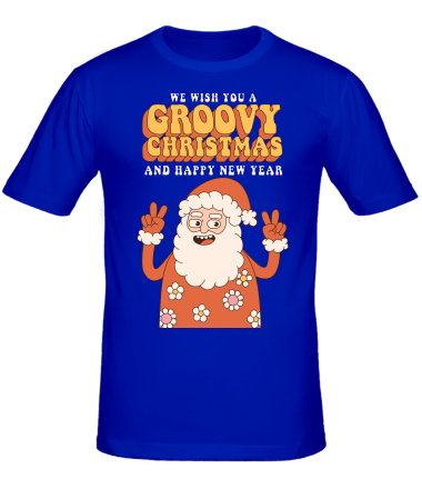 Мужская футболка groovy christmas