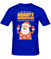 Мужская футболка groovy christmas фото