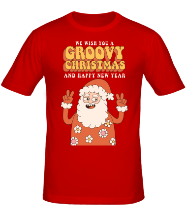 Мужская футболка groovy christmas