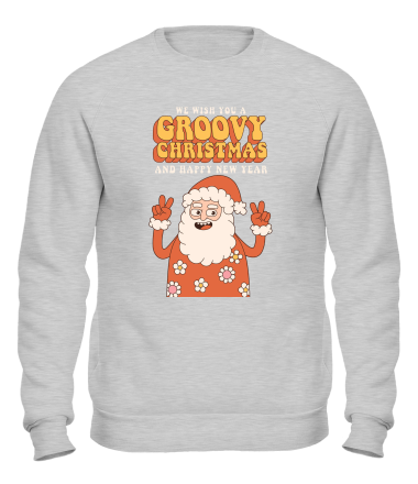 Толстовка без капюшона groovy christmas
