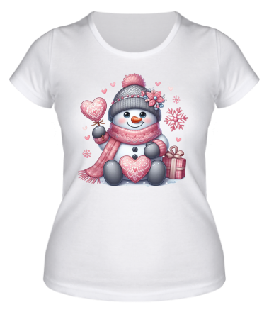 Женская футболка snowgirl