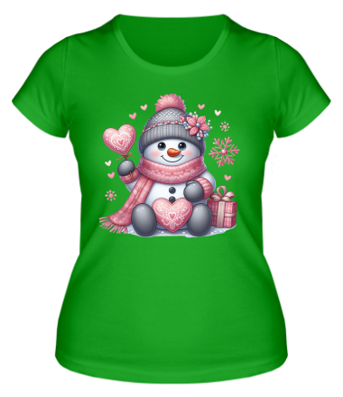 Женская футболка snowgirl
