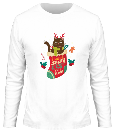 Мужская футболка длинный рукав tis the season