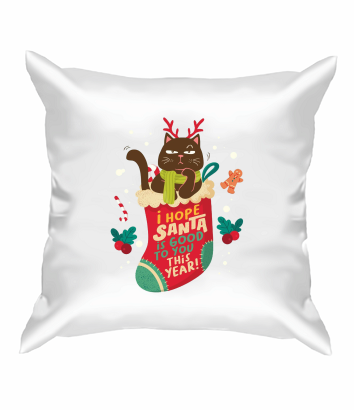 Подушка i hope santa
