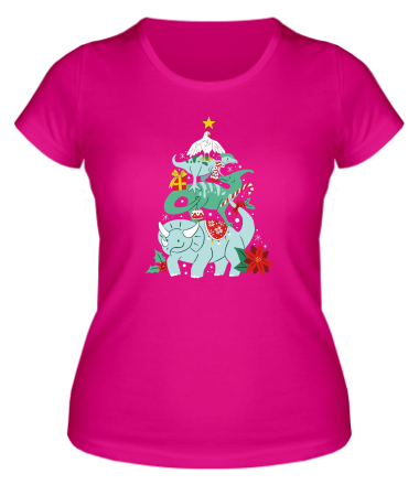 Женская футболка динозавры 