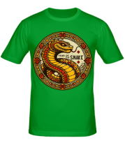 Мужская футболка year of the snake фото