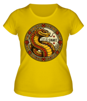 Женская футболка year of the snake фото