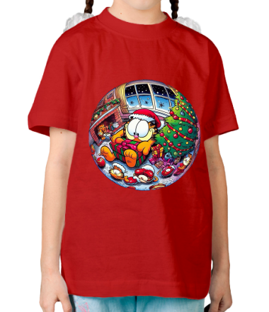 Детская футболка cat