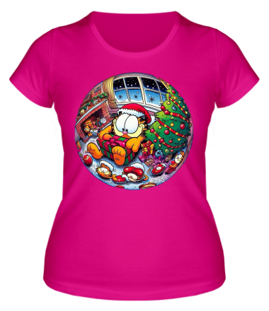 Женская футболка cat