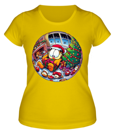 Женская футболка cat