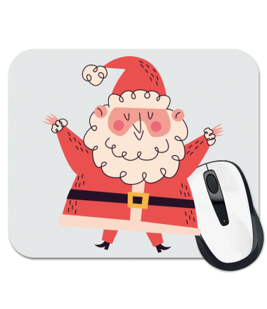 Коврик для мыши santa