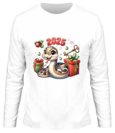 Мужская футболка длинный рукав 2025