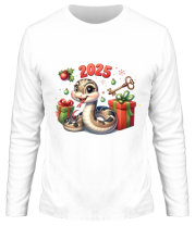 Мужская футболка длинный рукав 2025 фото