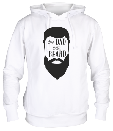 Толстовка худи The Dad with beard