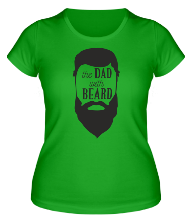 Женская футболка The Dad with beard