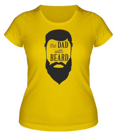 Женская футболка The Dad with beard