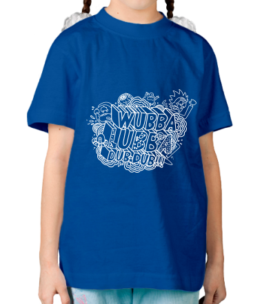 Детская футболка Wubba Lubba dub dub 