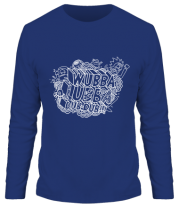 Мужская футболка длинный рукав Wubba Lubba dub dub  фото