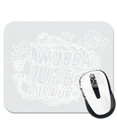 Коврик для мыши Wubba Lubba dub dub 