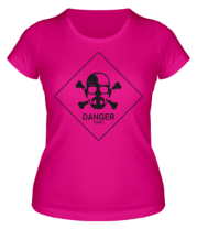 Женская футболка DANGER фото