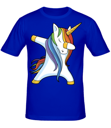 Мужская футболка Unicorn dabbing