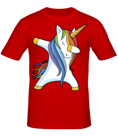 Мужская футболка Unicorn dabbing