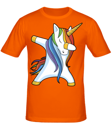 Мужская футболка Unicorn dabbing