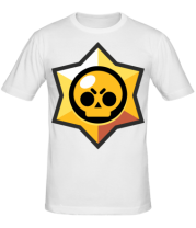 Мужская футболка Brawl Stars minimal logo