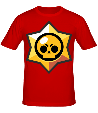 Мужская футболка Brawl Stars minimal logo