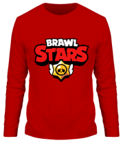 Мужская футболка длинный рукав Brawl Stars Logotype фото
