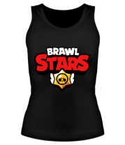 Женская майка борцовка Brawl Stars Logotype фото