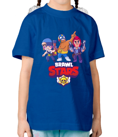 Детская футболка Brawl Stars Three Characters