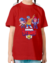 Детская футболка Brawl Stars Three Characters фото