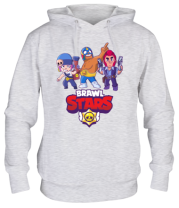 Толстовка худи Brawl Stars Three Characters фото